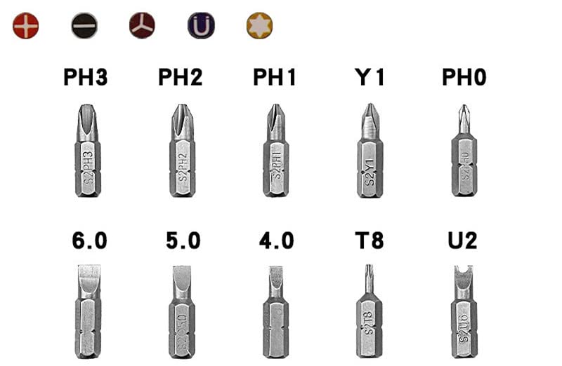 11 in 1 Ratchet Screwdriver Set with 180° Rotation Magnetic Bit