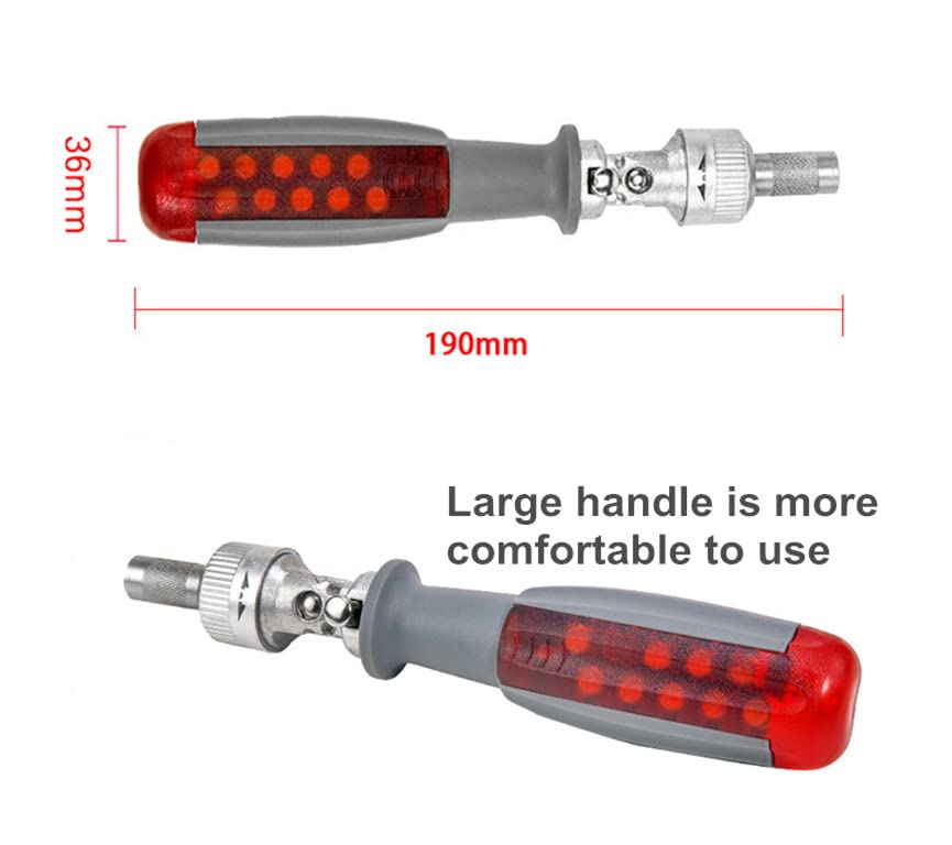 11 in 1 Ratchet Screwdriver Set with 180° Rotation Magnetic Bit