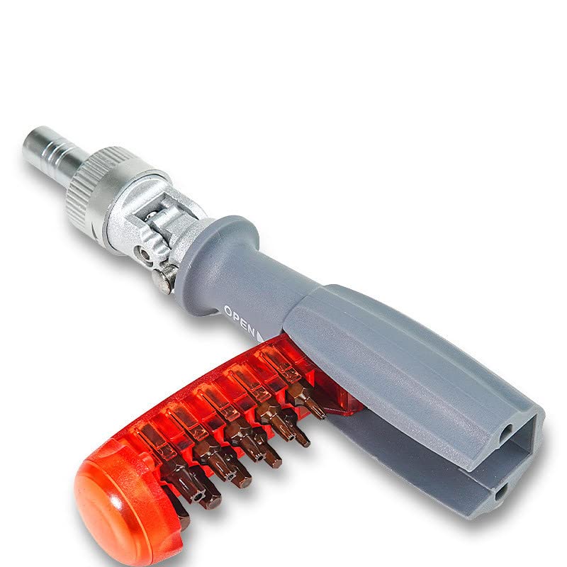 11 in 1 Ratchet Screwdriver Set with 180° Rotation Magnetic Bit