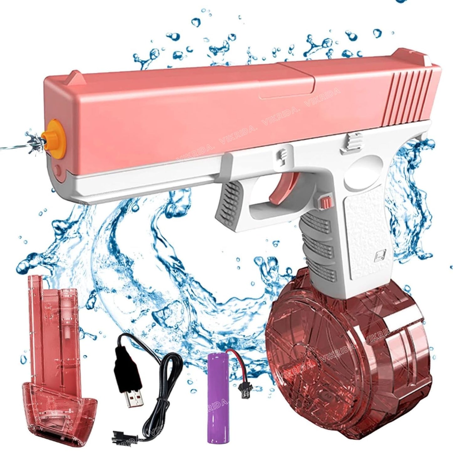 Rechargeable Electric Water Toy Gun -Best Holi Water Gun