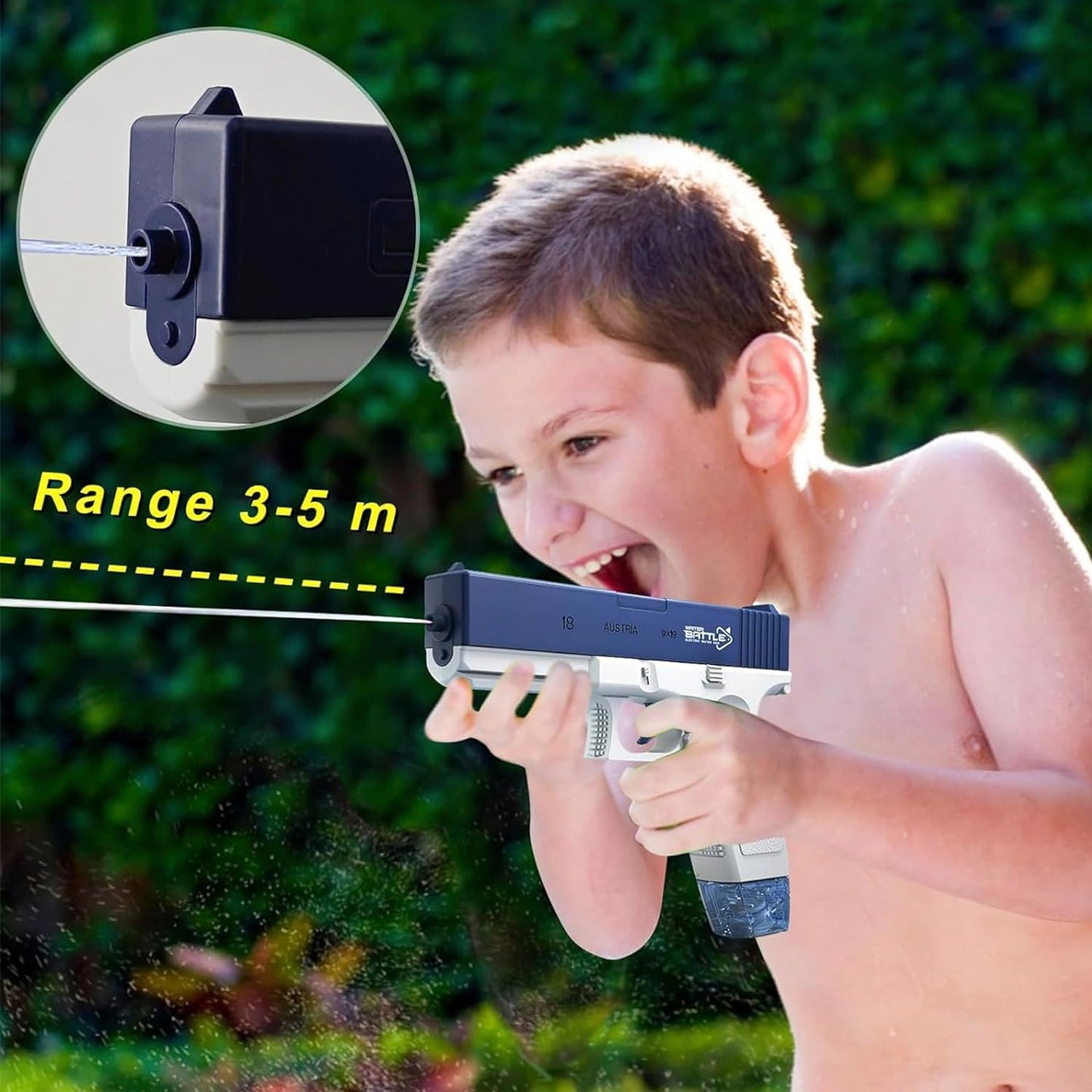 Rechargeable Electric Water Toy Gun -Best Holi Water Gun