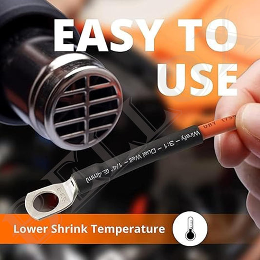 580Pieces Heat Shrink Tubing 2:1- Electrical Wire Cable Sleeving Wrap, Assortment Electric Insulation Heat Shrink Tube Kit with Box