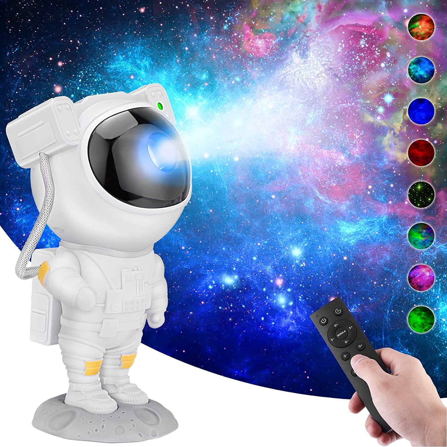 The Astronaut Galaxy Projector Lamp
