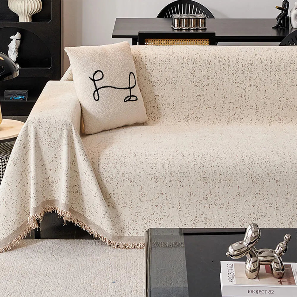 Modern 2 Side Chenille Anti-Cat Scratch Sofa Cover