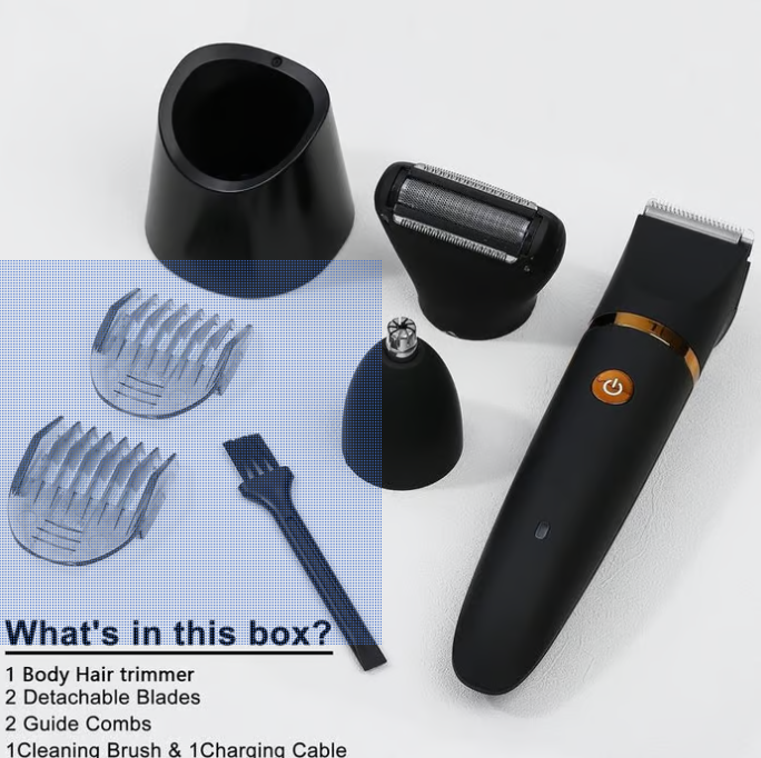 All-in-one Cordless Waterproof Hair Shaver for Men
