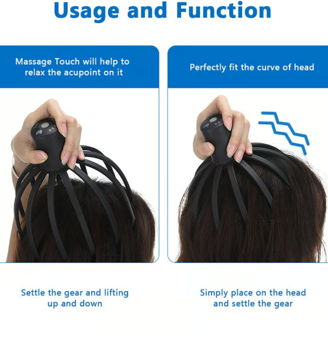 12 Heads Vibrating Head Massager