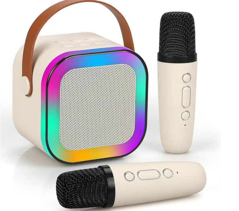 MINI KARAOKE SPEAKER WITH 2 WIRELESS REMOTES