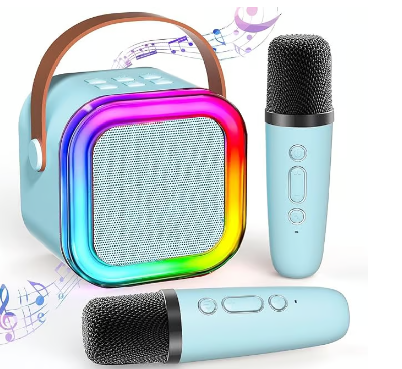 MINI KARAOKE SPEAKER WITH 2 WIRELESS REMOTES