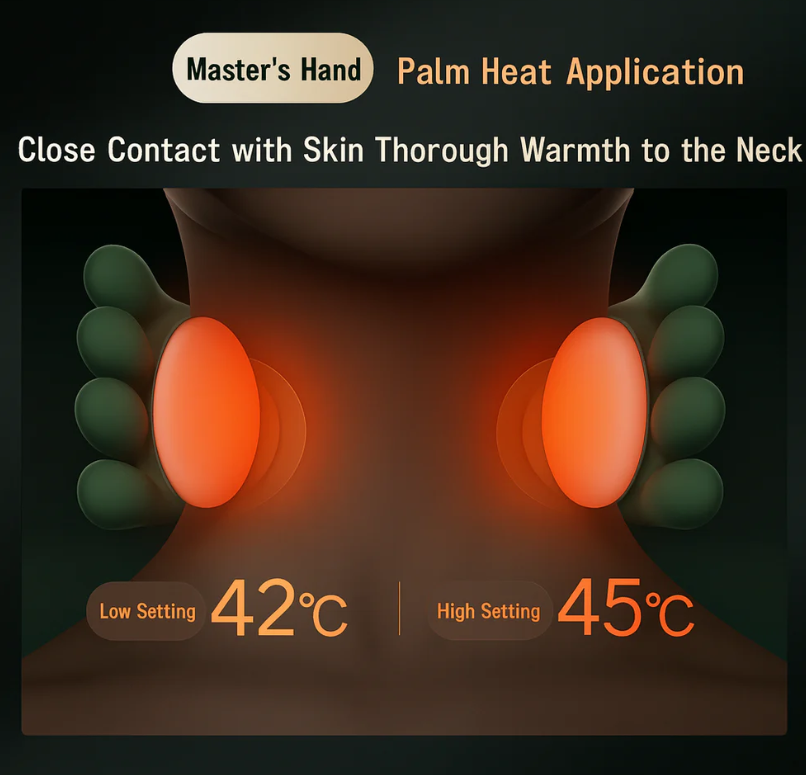 3D Deep-Kneading Neck, Shoulder & Back Massager | Full Body Massage | Reduce Muscle Tention and Stiffness