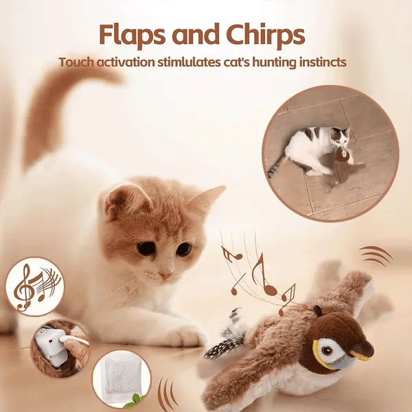 Interactive Chirping Bird Pet Toy -🔥 Last Day 35% OFF