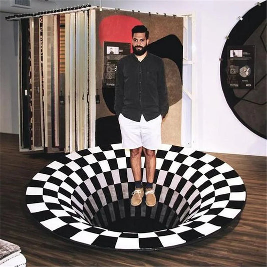Vortex Illusion Rug Carpet