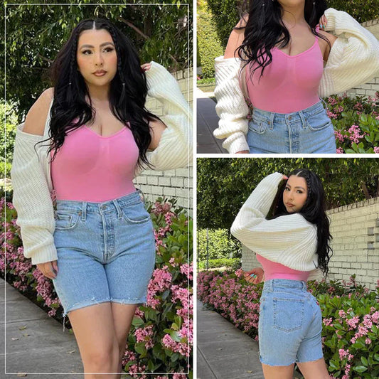 Tummy Control Shapewear Adjustable Straps Seamless Thong Body Shaper