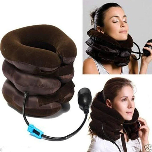 INFLATABLE ADJUSTABLE CERVICAL NECK STRETCHER