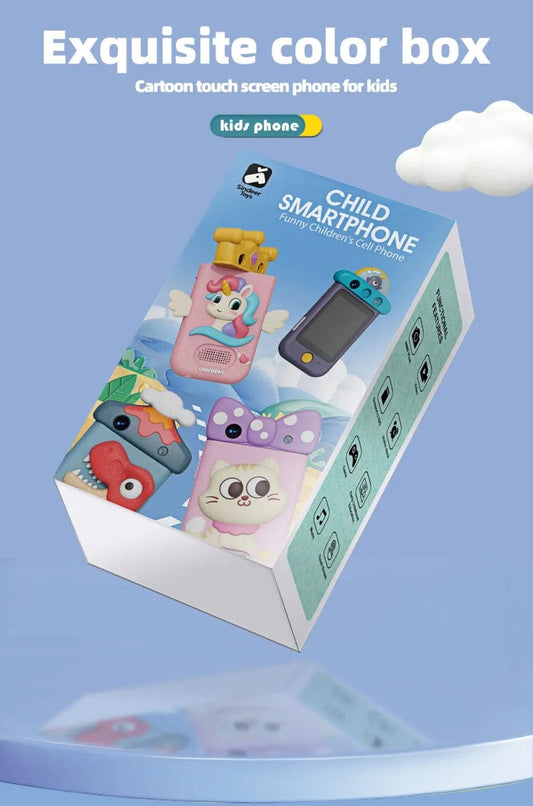 Kids Touchscreen Smartphone Toy with 360 Degree Rotating 8MP Dual Camera- MP3 Music Player- in Built Games & Wallpapers