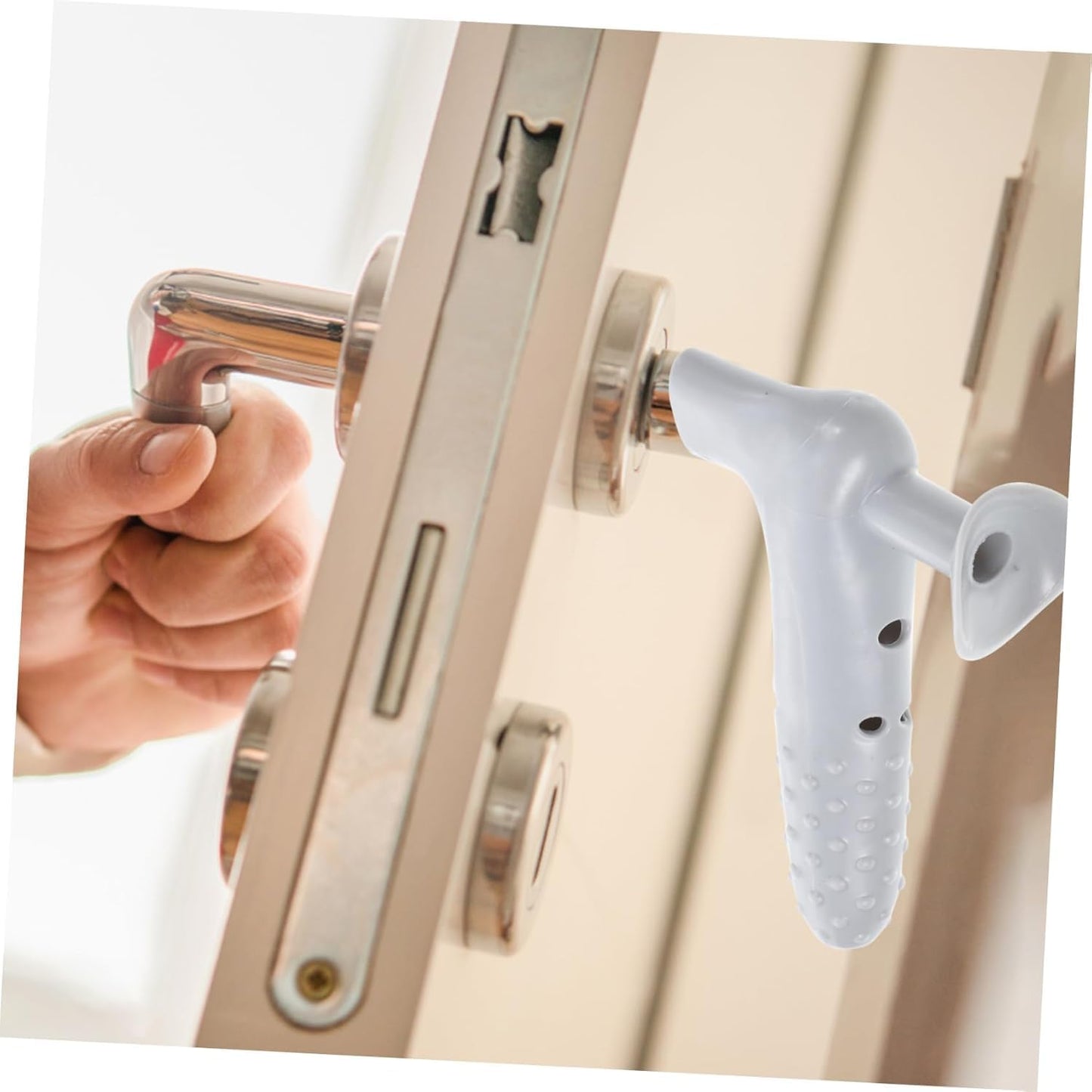 Silicone Door Handle Cover with Suction Cup- Set of 3/6