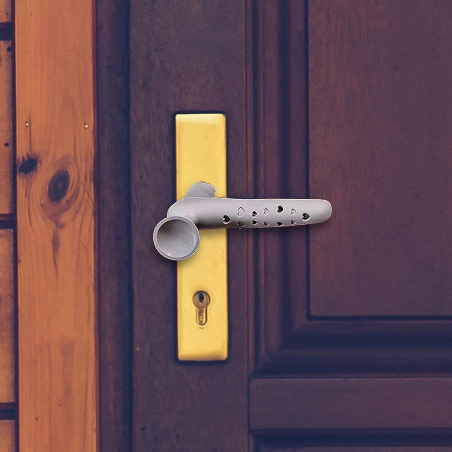 Silicone Door Handle Cover with Suction Cup- Set of 3/6