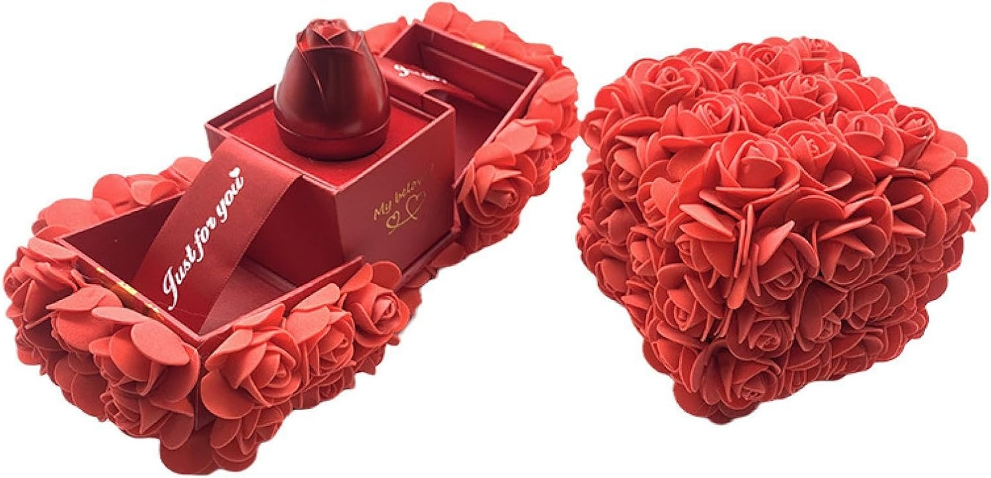 Elegant Rose Jewelry Box- Perfect for Valentine's Gift