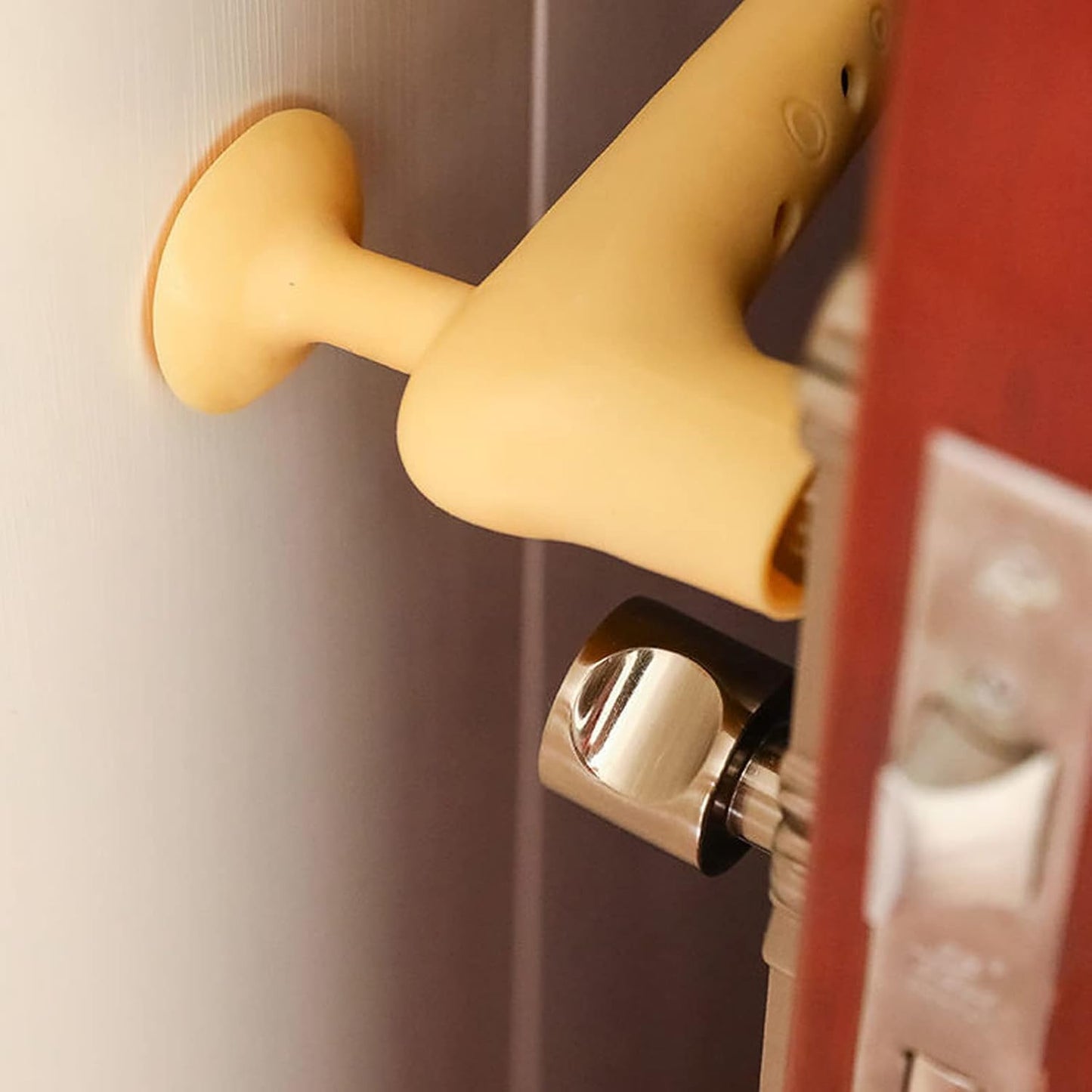 Silicone Door Handle Cover with Suction Cup- Set of 3/6
