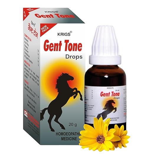 Kring's Gent Tone Drops Homeopathy Medicine 30ml - Set of 1 Bottle