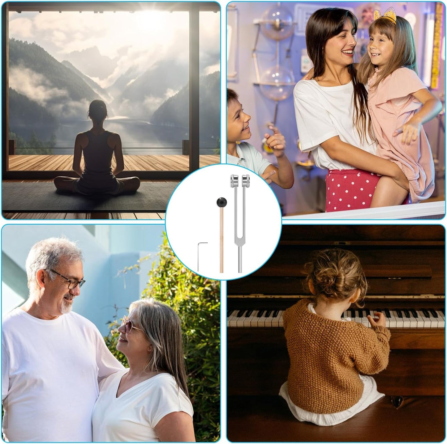 128 Hz Relaxing and Healing Tuning Fork for Chakra
