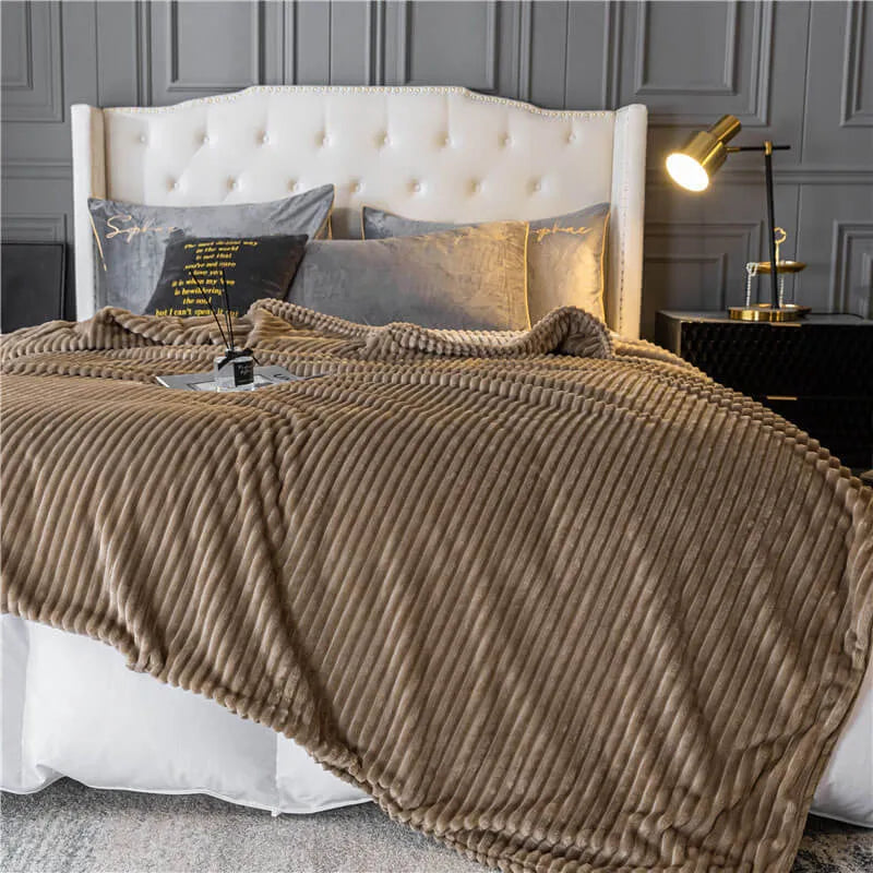 Double-sided Milk Velvet Bed All Season Blanket