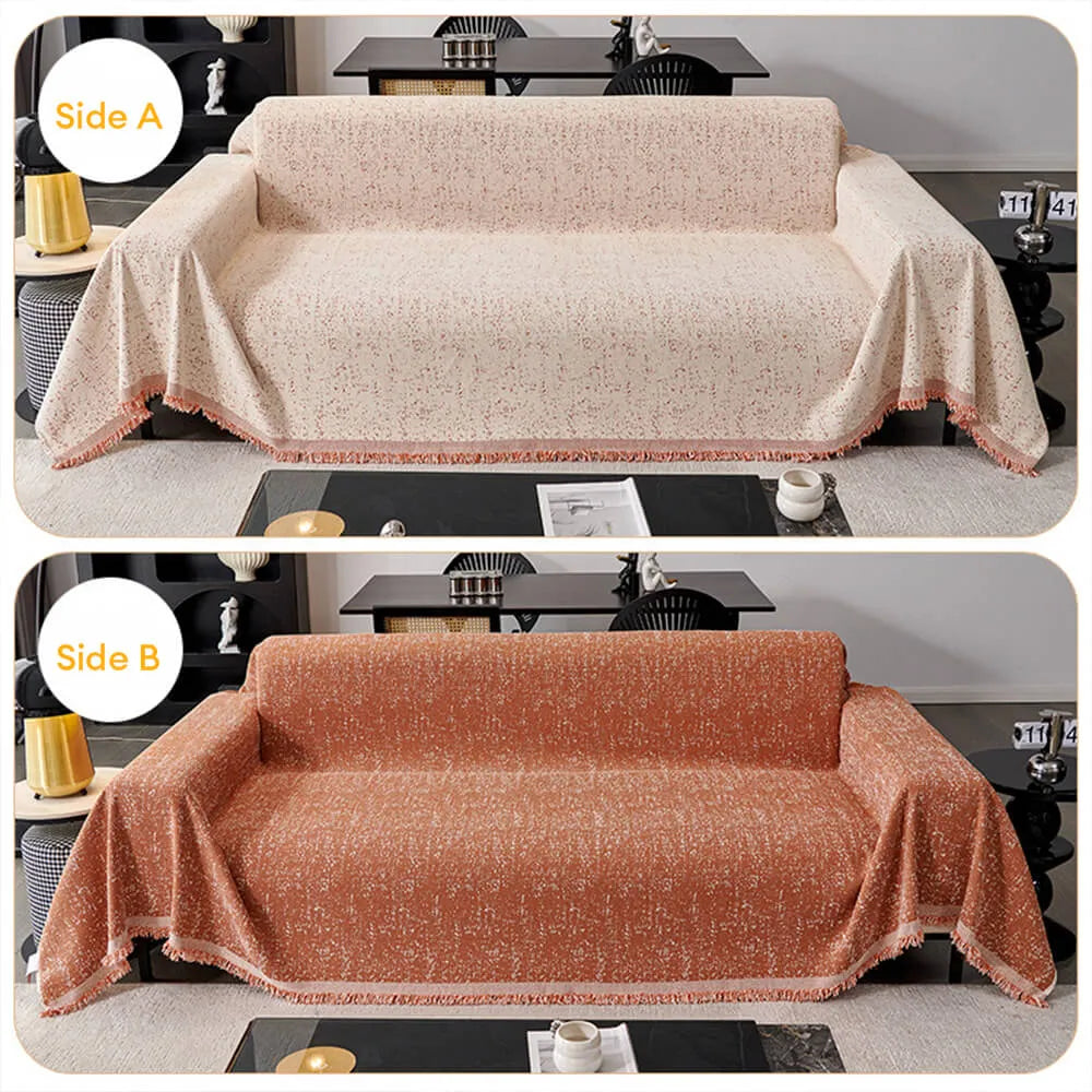 Modern 2 Side Chenille Anti-Cat Scratch Sofa Cover