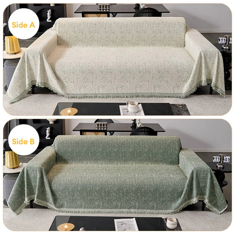 Modern 2 Side Chenille Anti-Cat Scratch Sofa Cover