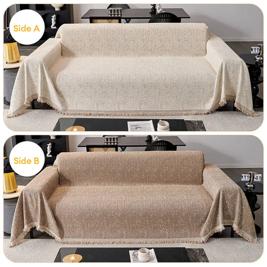 Modern 2 Side Chenille Anti-Cat Scratch Sofa Cover