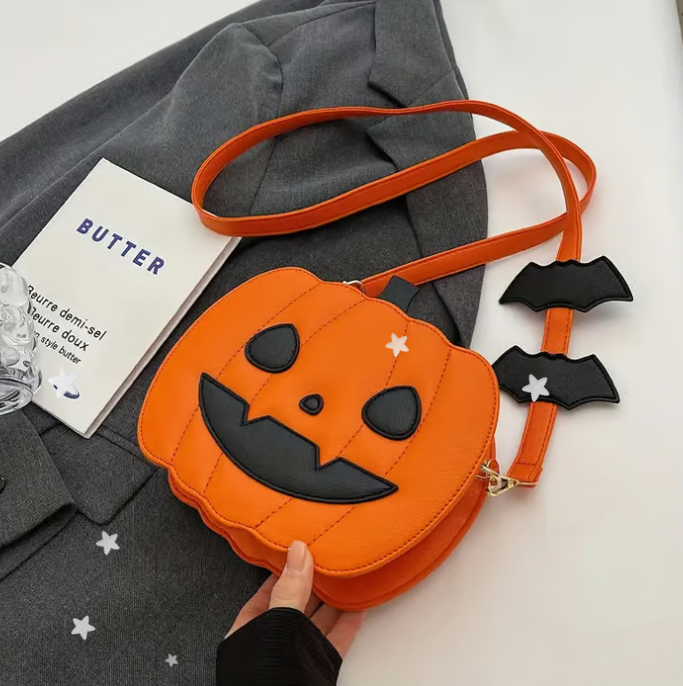 Halloween Pumpkin Crossbody Bag