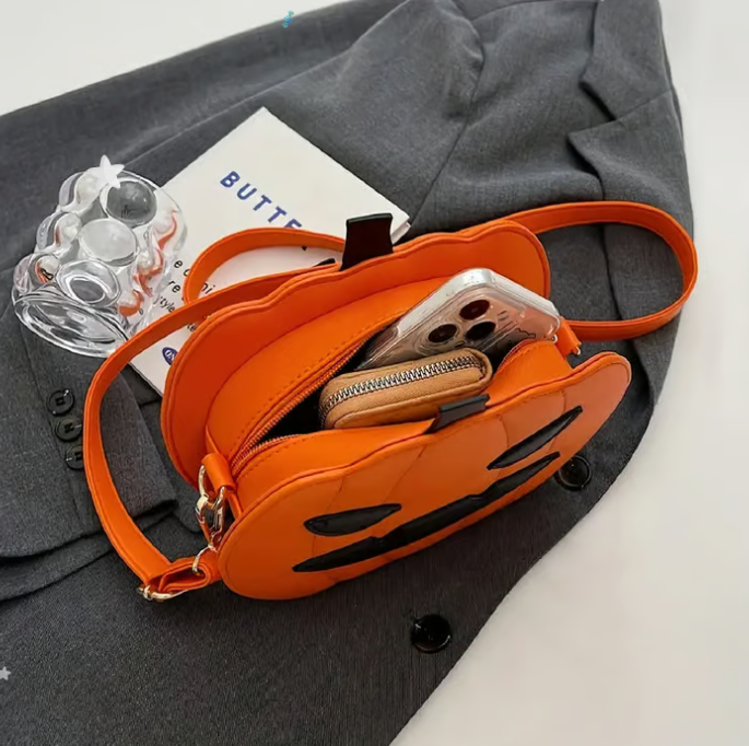 Halloween Pumpkin Crossbody Bag