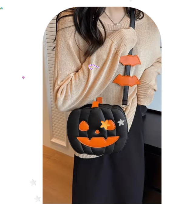 Halloween Pumpkin Crossbody Bag