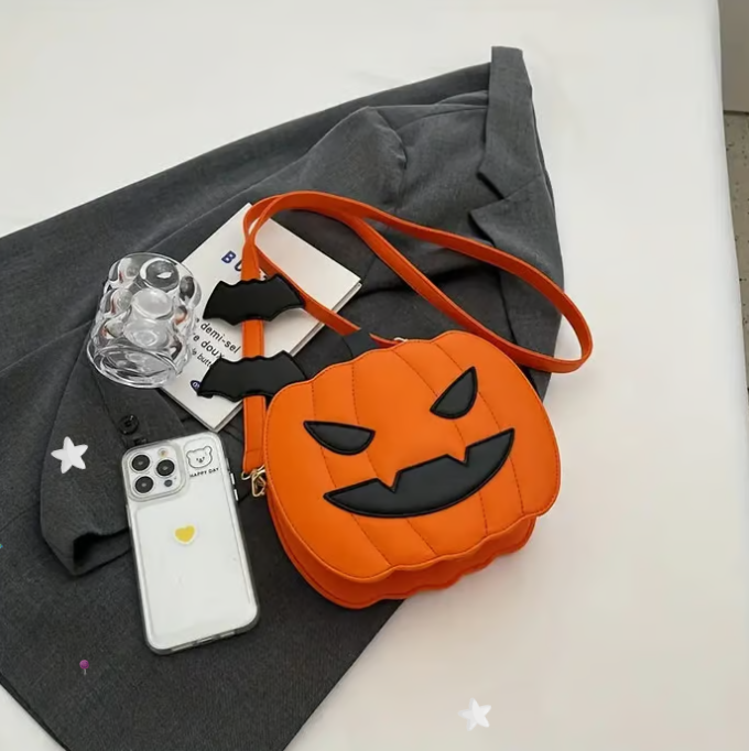 Halloween Pumpkin Crossbody Bag