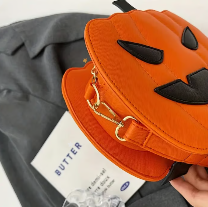 Halloween Pumpkin Crossbody Bag