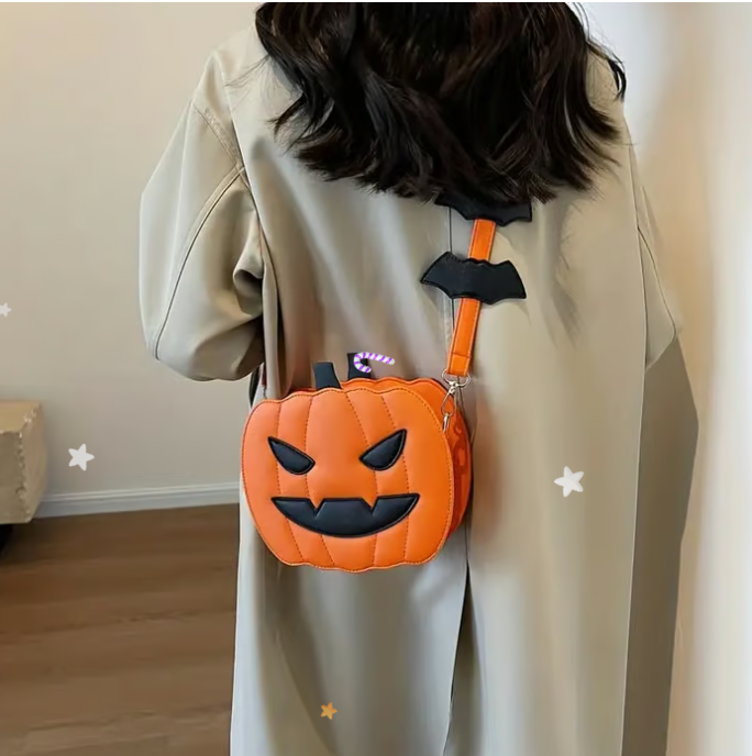 Halloween Pumpkin Crossbody Bag