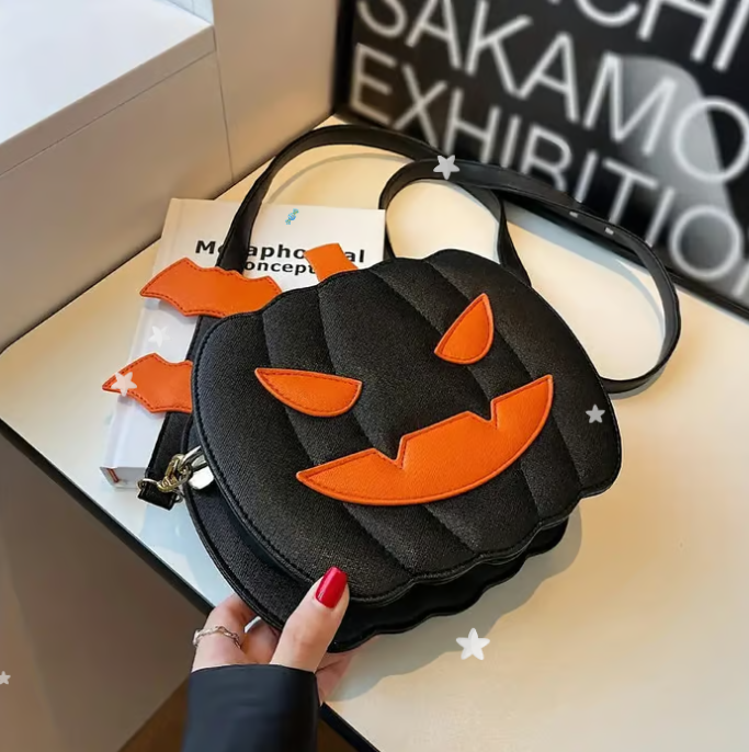 Halloween Pumpkin Crossbody Bag