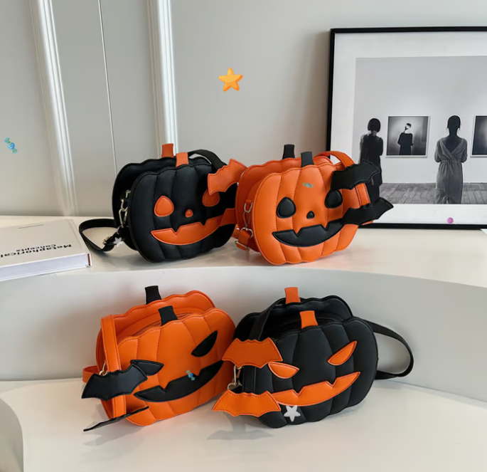 Halloween Pumpkin Crossbody Bag