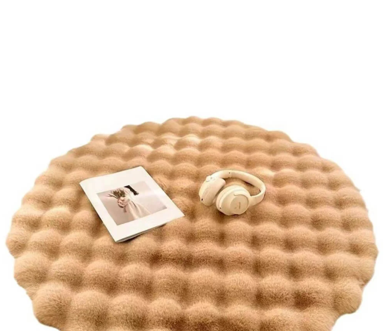 Cozy plush Round Rug Mat