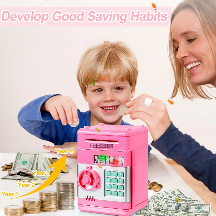 Electronic Password protected Piggy Bank for Kids