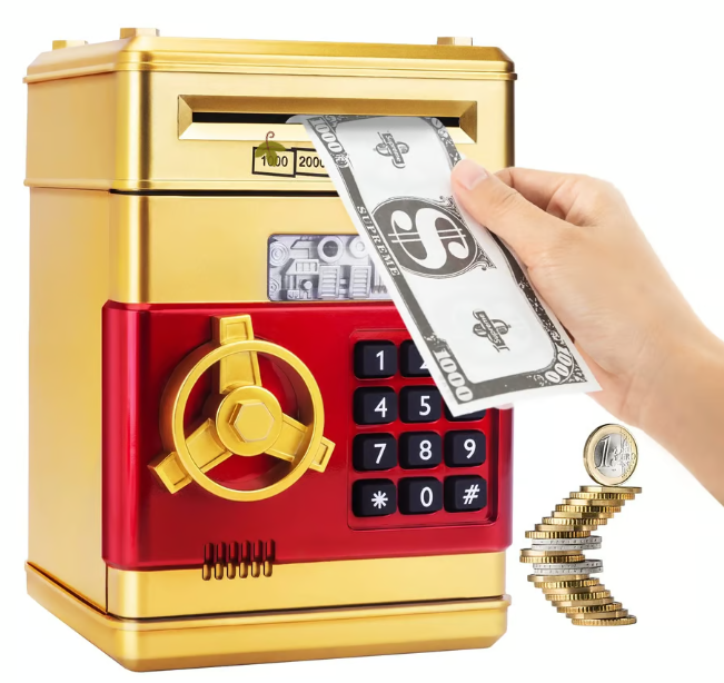 Electronic Password protected Piggy Bank for Kids