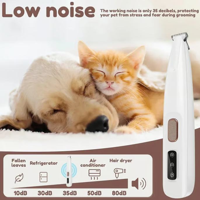 Waterproof Rechargeable Pet Grooming Shaver