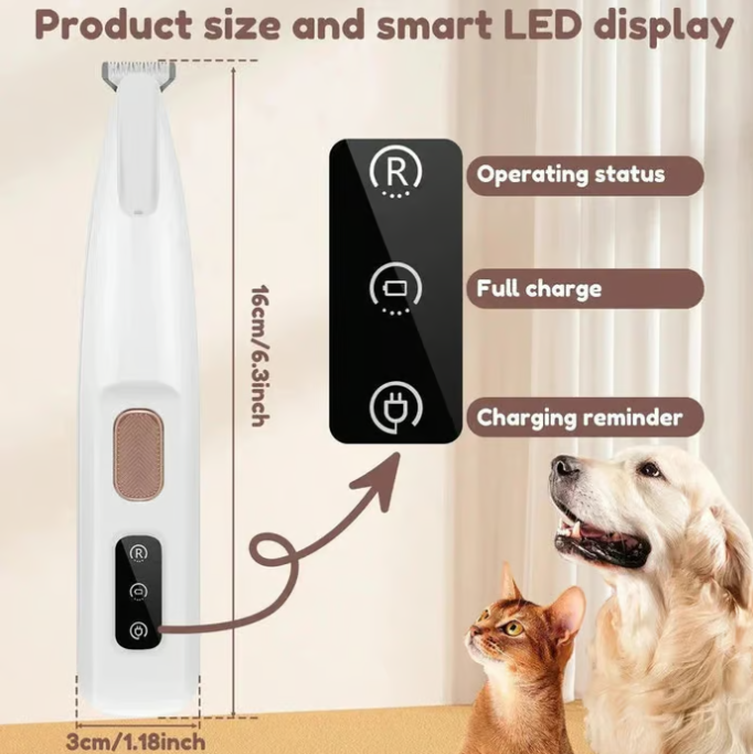 Waterproof Rechargeable Pet Grooming Shaver