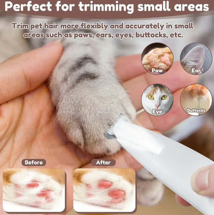Waterproof Rechargeable Pet Grooming Shaver
