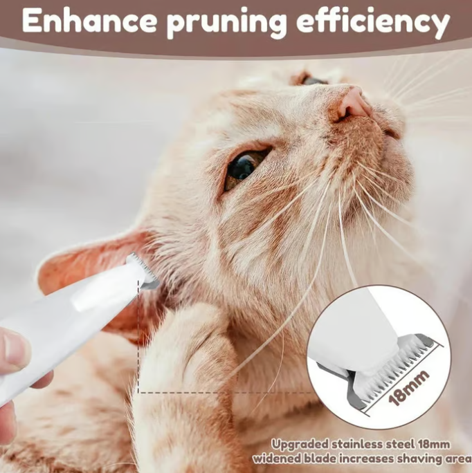 Waterproof Rechargeable Pet Grooming Shaver