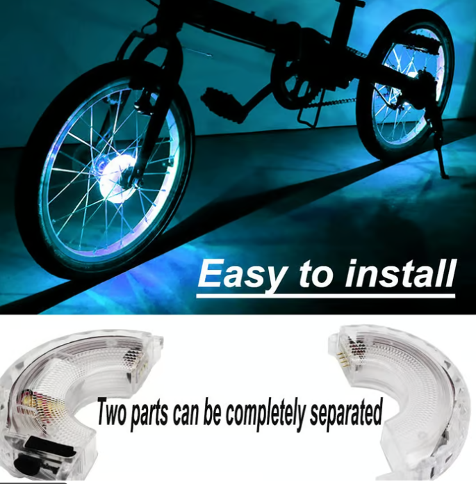 Waterproof LED Cycling Spoke Lights
