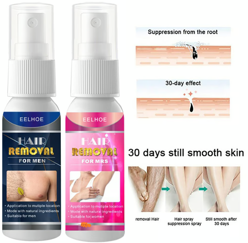 Unisex Semi-permanent Hair Removal Spray