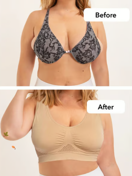 Breathable Wireless Anti-Sagging Breasts Bra-Set of 2