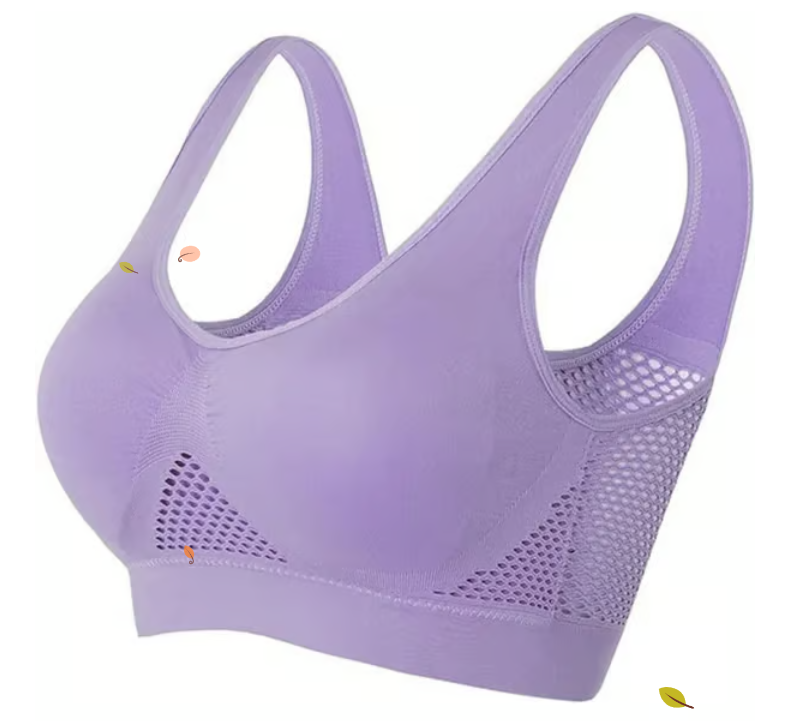 Breathable Wireless Anti-Sagging Breasts Bra-Set of 2