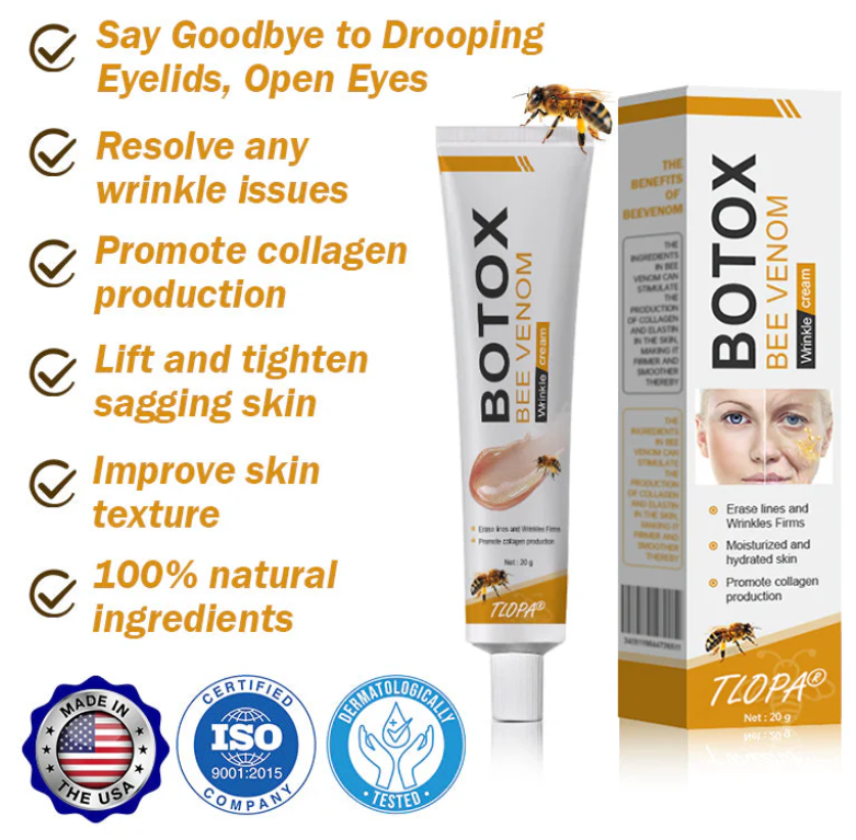 Buy 1 Get 1 Free | Bee Venom Anti-Ageing Wrinkle Cream | Skin Firming Body Cream