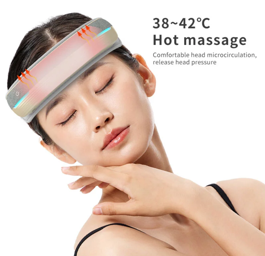 Heated Air Pressure Head Massager