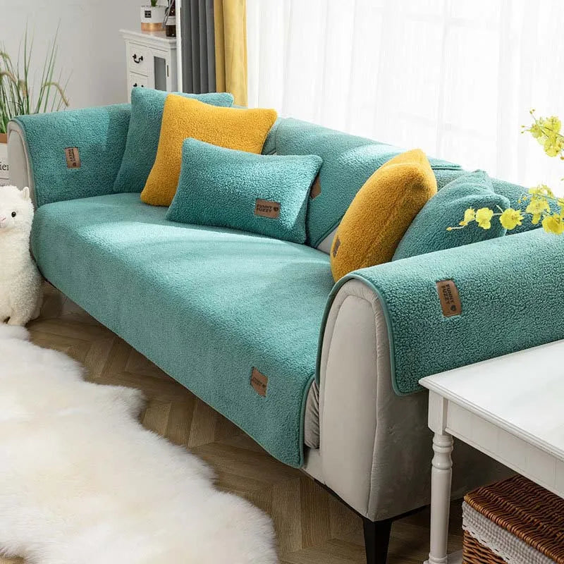 Waterproof Thick Leather Feel Non-Slip Sofa Cover